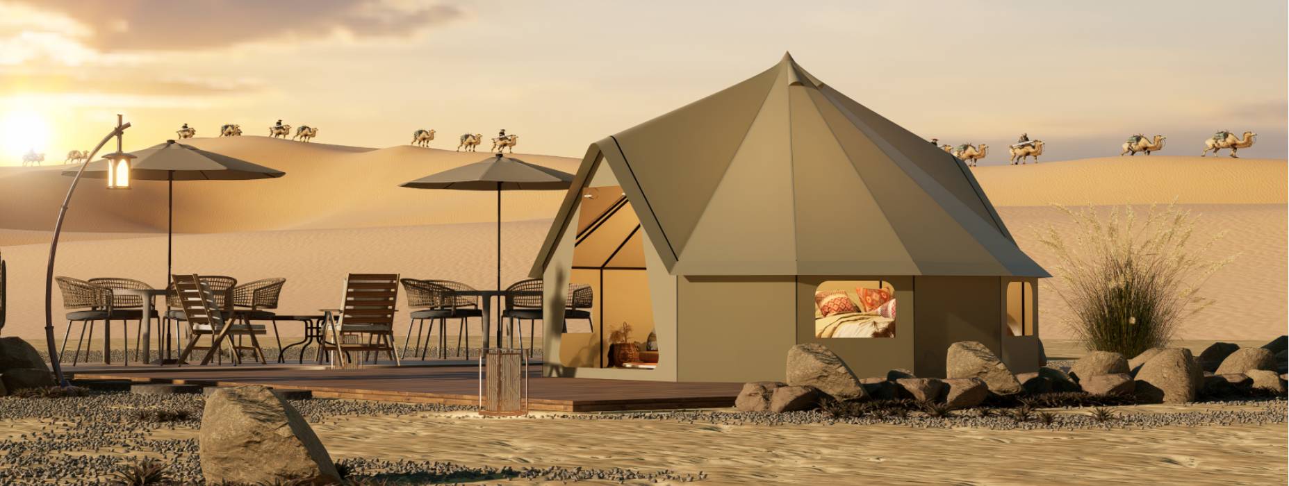 城口露营酒店帐篷产品